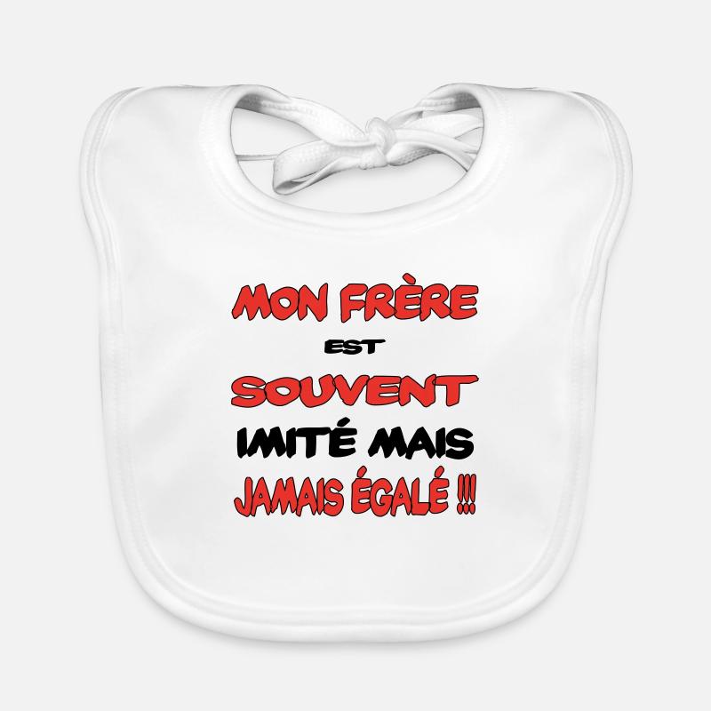 My brother often imitated Organic Baby Bibs