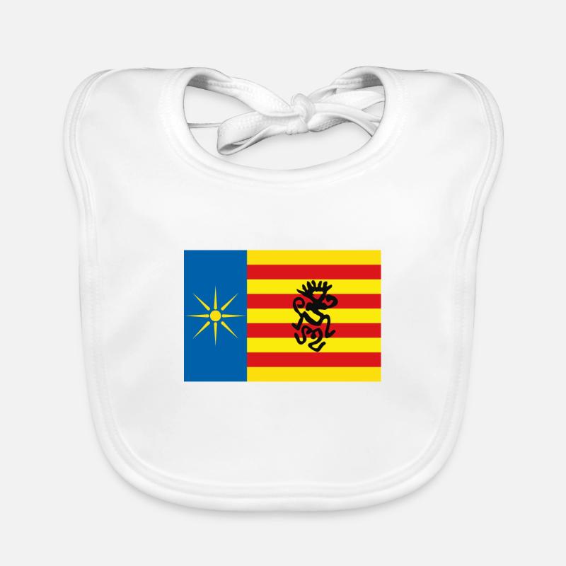 Drapeau du Salento avec chaman Bavoir bio Bébé