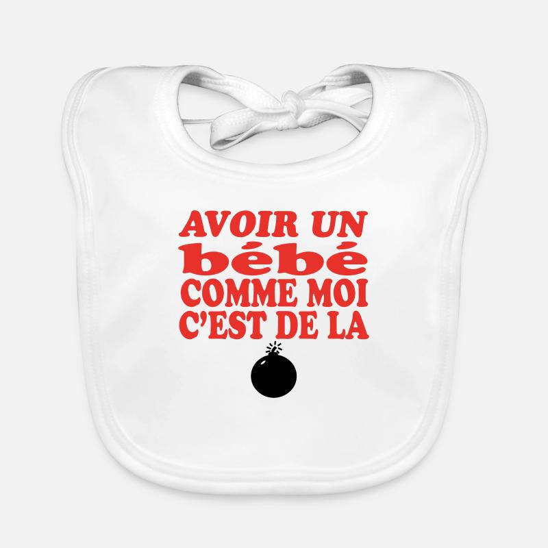 Bébé DE LA BOMBE Bavoir bio Bébé