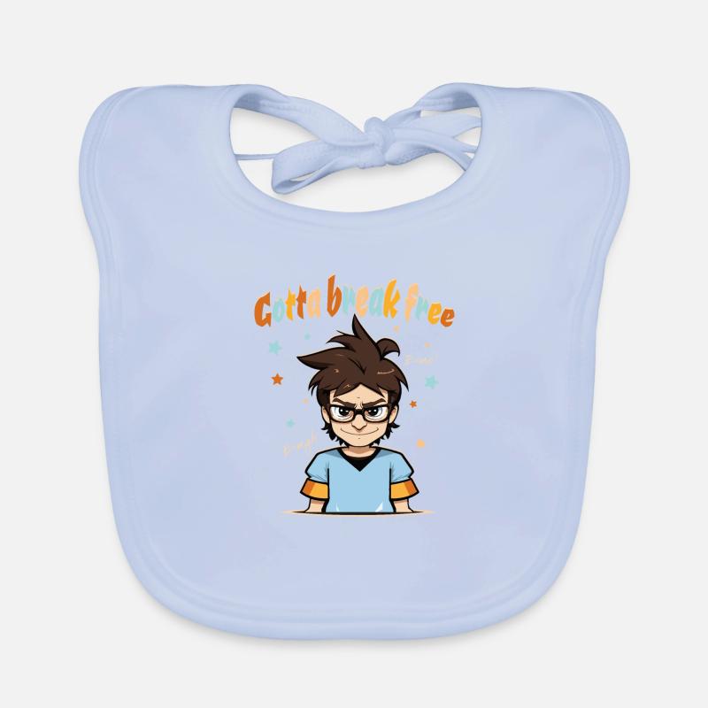 Nerd Nerd Geek Computer Freak - Je dois me libérer Bavoir bio Bébé