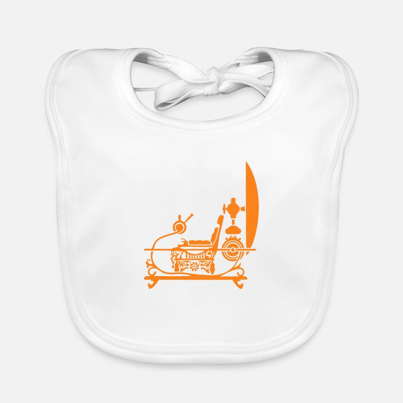the time machine Organic Baby Bibs