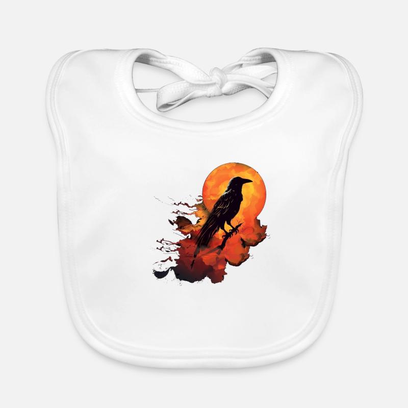 Raven Fire Organic Baby Bibs