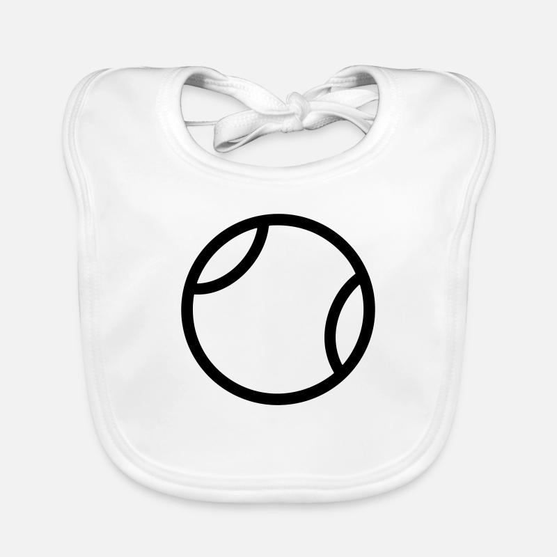 Tennis ball Organic Baby Bibs