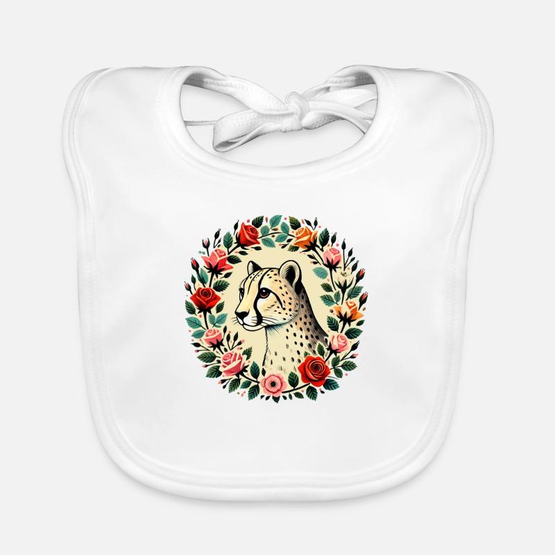 Guépard Bavoir bio Bébé