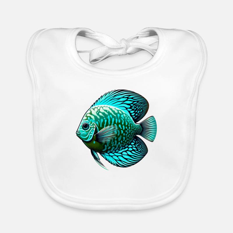 Discus Cichlidé Bleu Bavoir bio Bébé