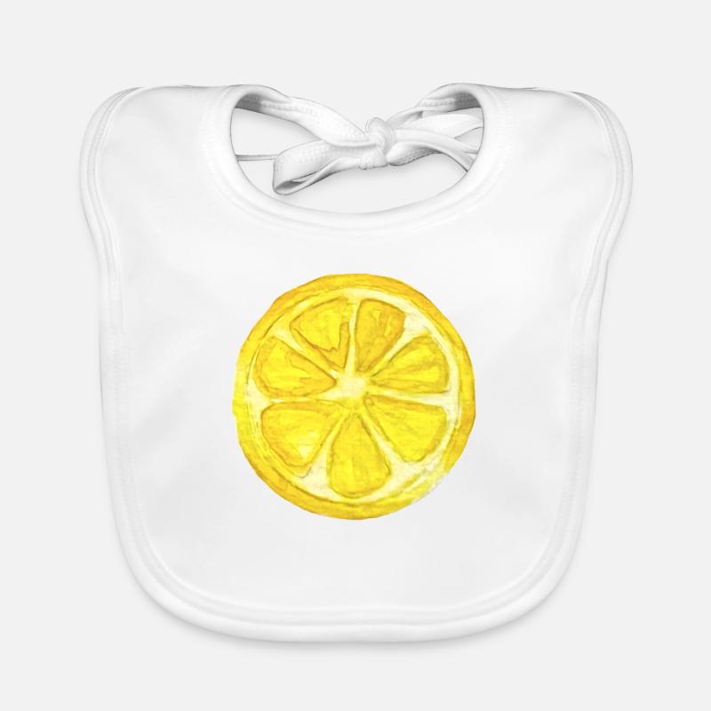 Tranche de citron Bavoir bio Bébé