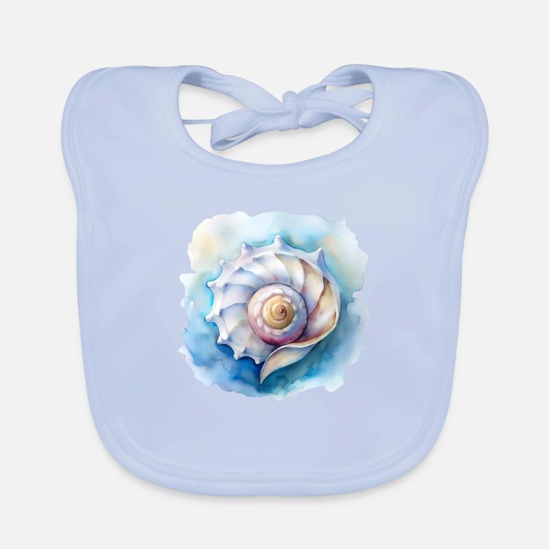 Ocean Breeze Organic Baby Bibs