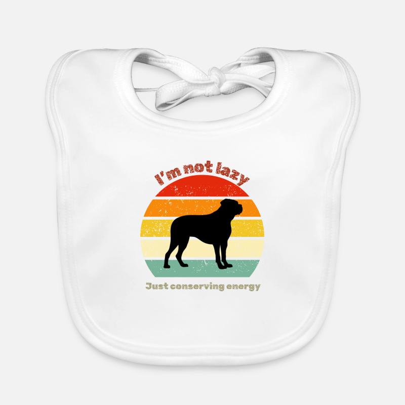 Cane Corso rétro Bavoir bio Bébé