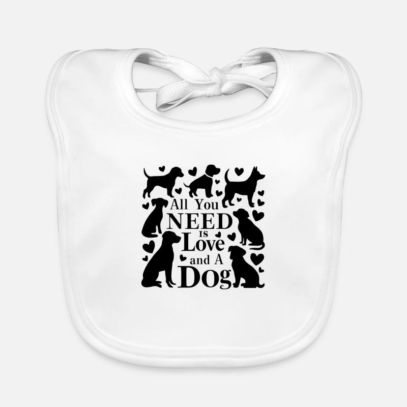 Hündchen Baby Bio-Lätzchen