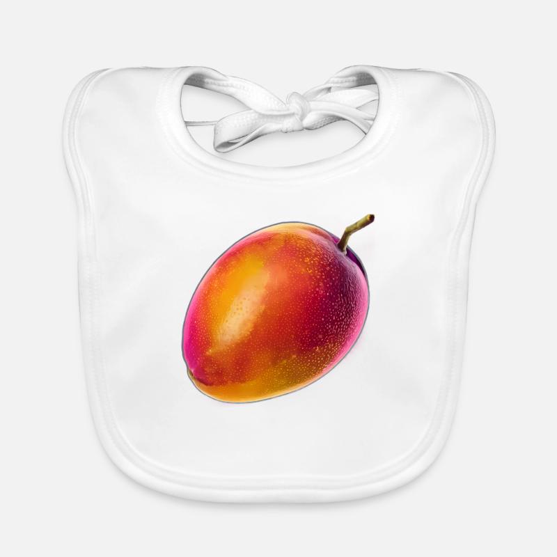 Vaporwave Mango Baby Bio-Lätzchen