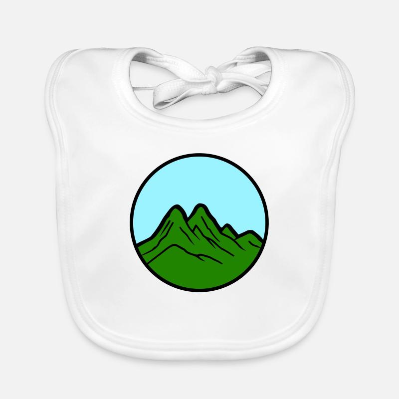 Mountains 2 Organic Baby Bibs
