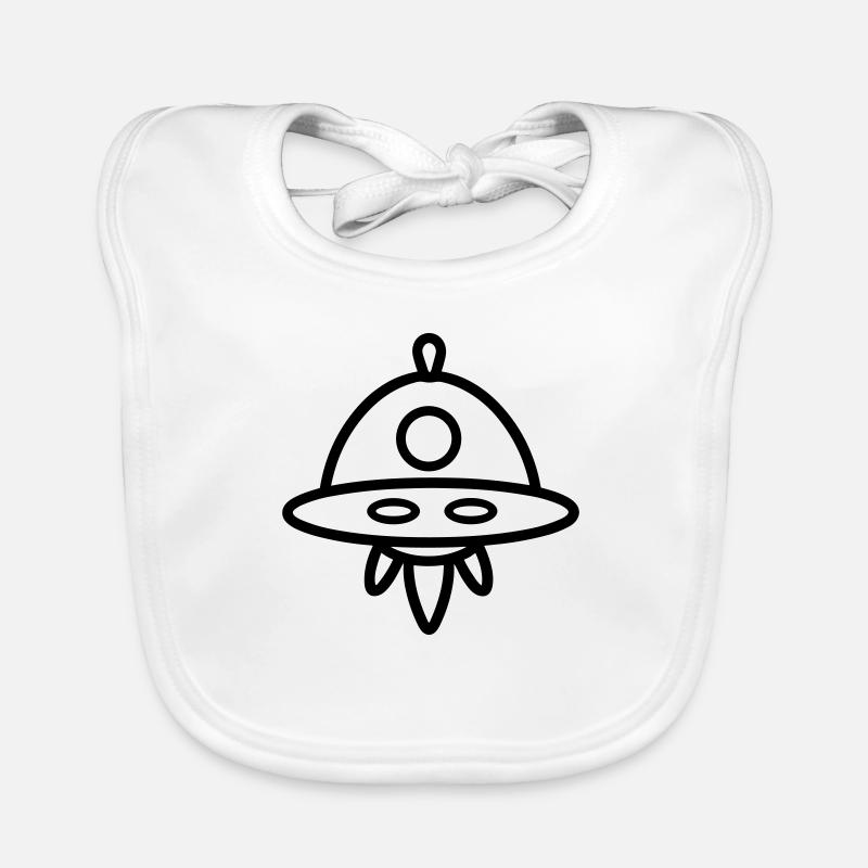 flying saucer Organic Baby Bibs