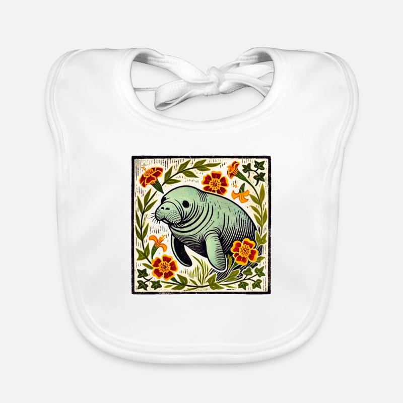 Manatee Organic Baby Bibs