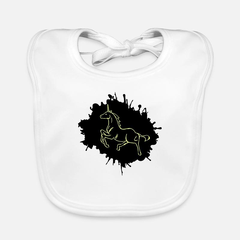 Unicorn blobs Organic Baby Bibs