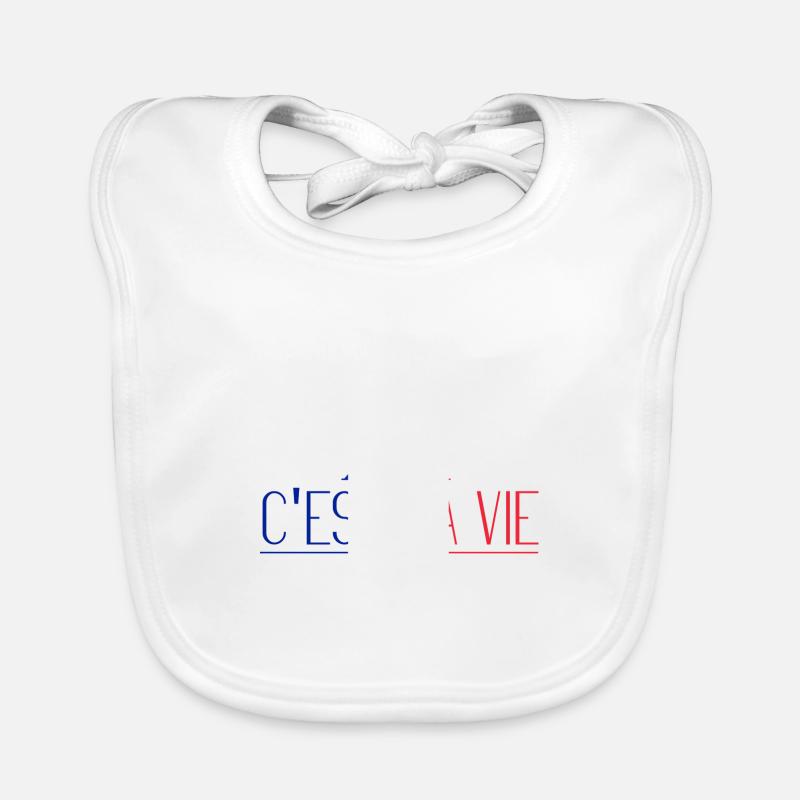 Dicton du drapeau français Bavoir bio Bébé