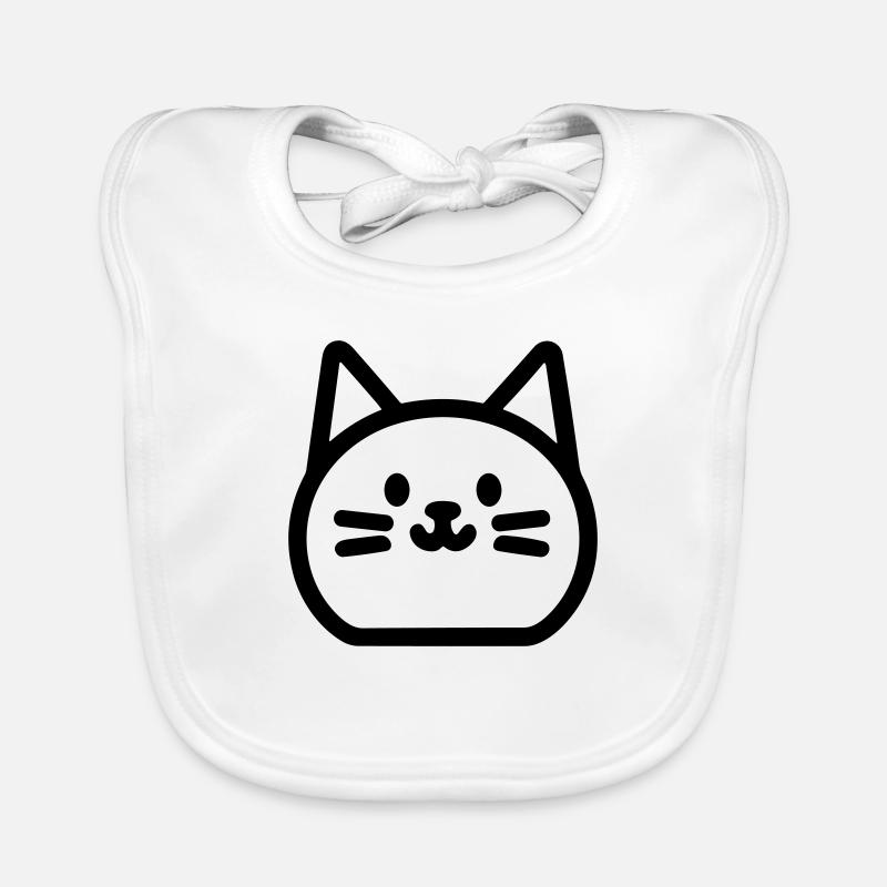 cat Organic Baby Bibs