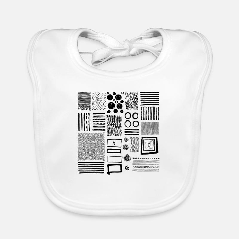 Graphique Bavoir bio Bébé