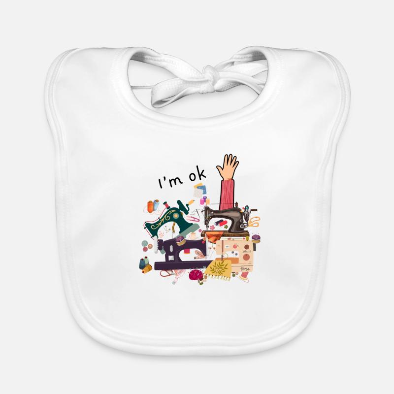 Ich bin eine Schneiderin - Couture Humor Geschenk Baby Bio-Lätzchen