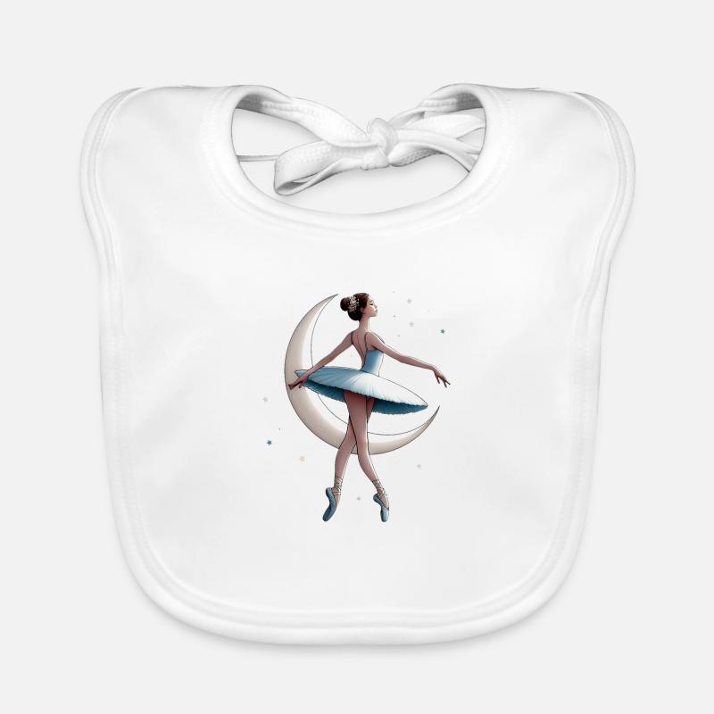 Moon - Ballet Organic Baby Bibs