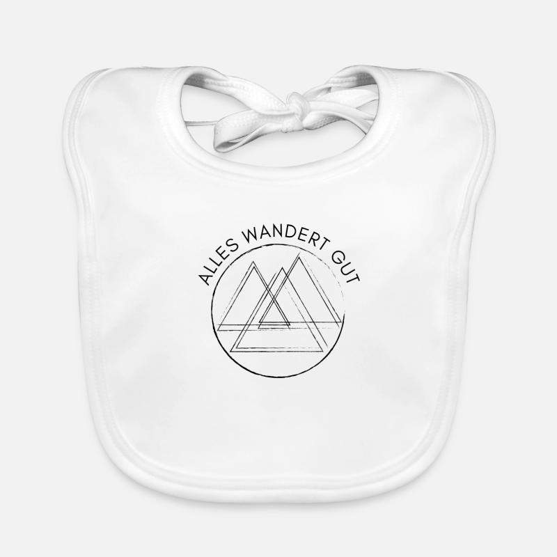 Mountains / Everything is going well Organic Baby Bibs