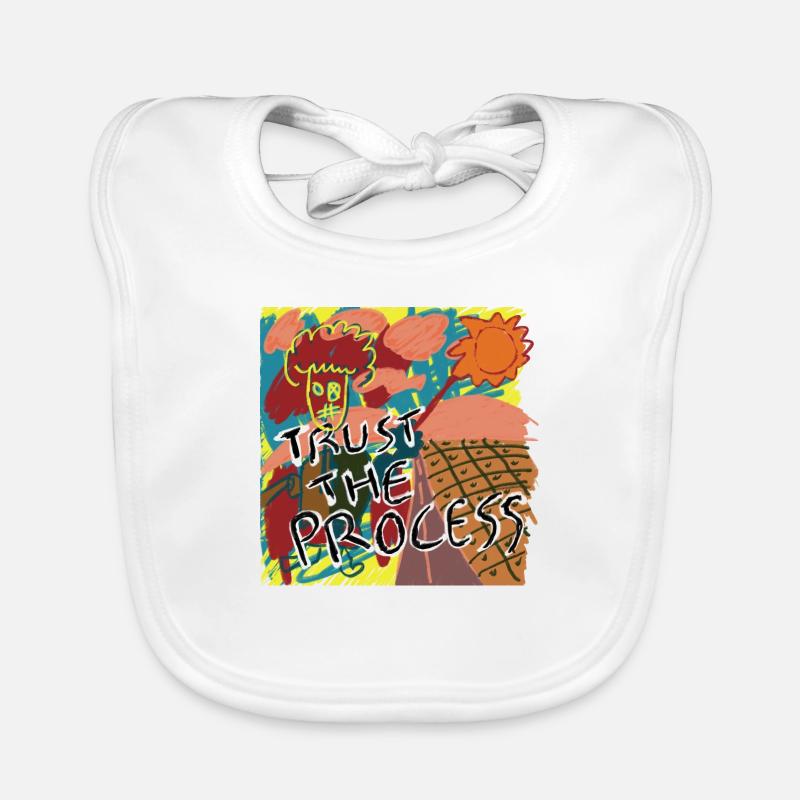 Trust the process Organic Baby Bibs