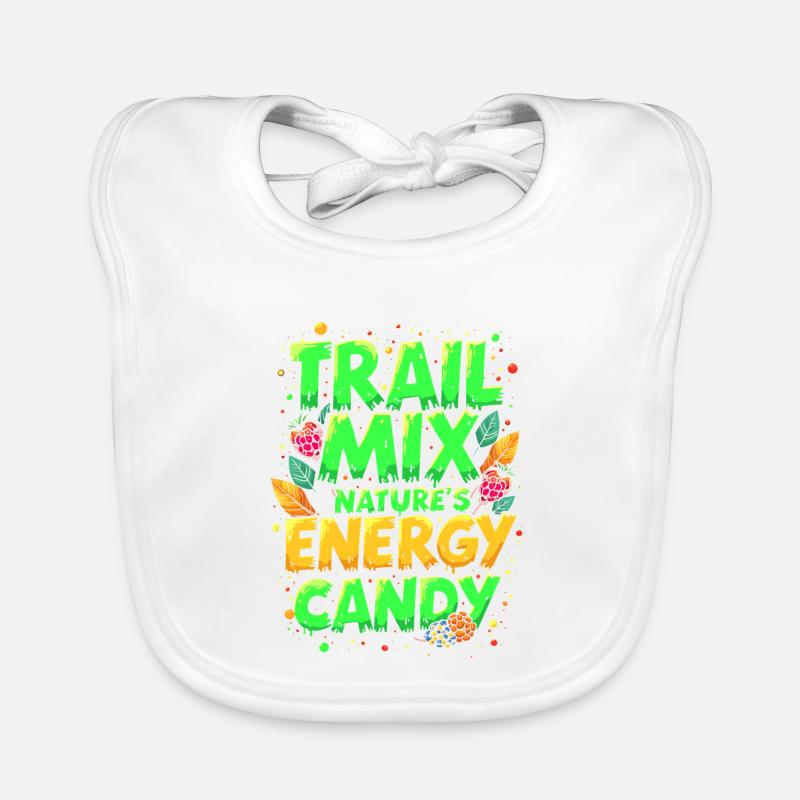 TRAIL MIX: NATURE’S ENERGY CANDY Organic Baby Bibs