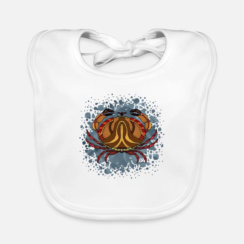 Crabe Bavoir bio Bébé
