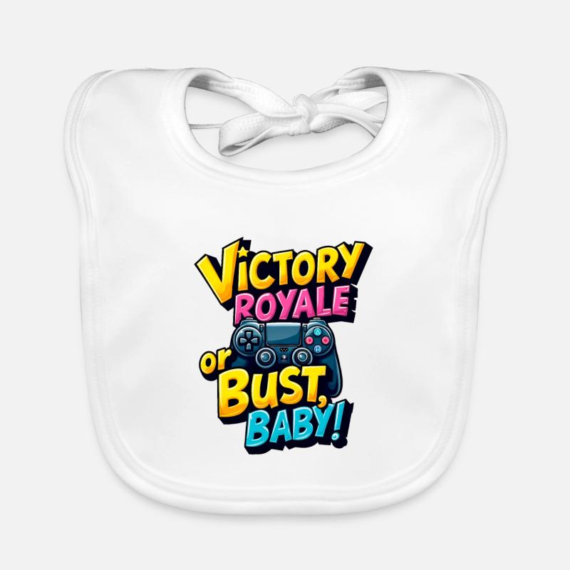 VICTORY ROYALE ODER PLEITE, BABY! Baby Bio-Lätzchen