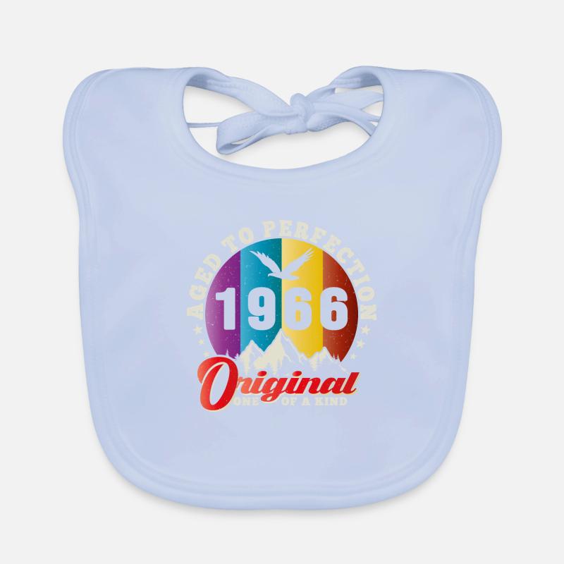 Perfection 1966 -58th Anniversary,Original Organic Baby Bibs