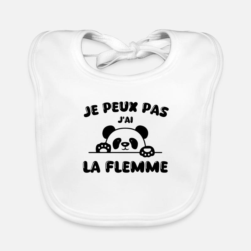I can't I'm lazy Organic Baby Bibs