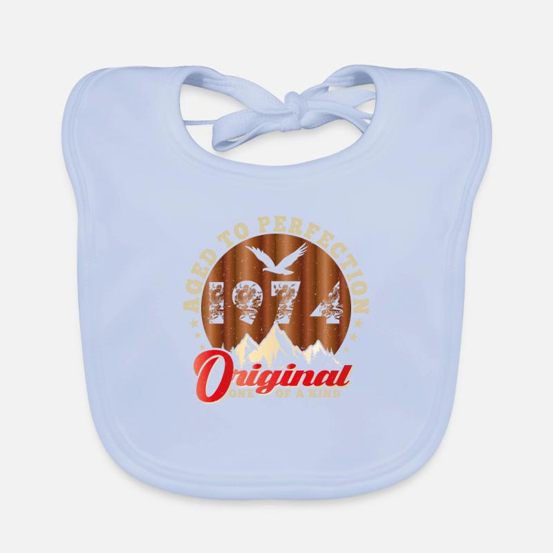 Iconic 1974 Anniversary Organic Baby Bibs