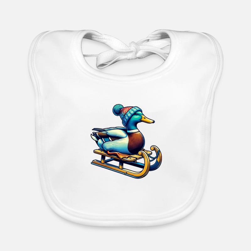 Cool Duck Winter Bavoir bio Bébé