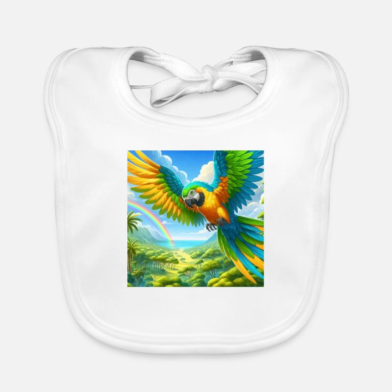Parrot Organic Baby Bibs