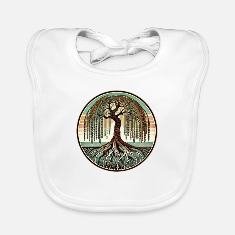 Weeping Willow Organic Baby Bibs