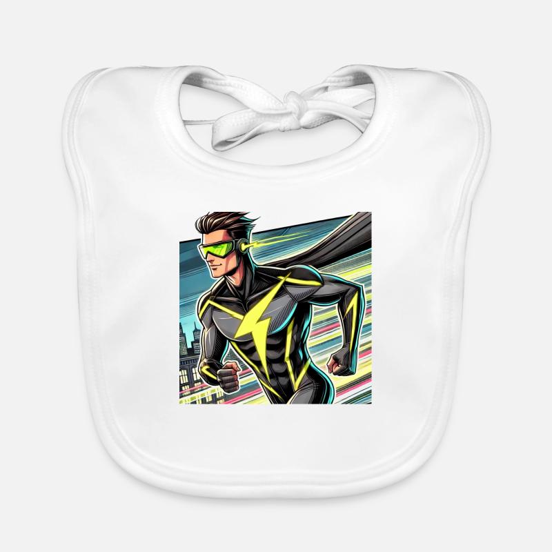 Superheld Baby Bio-Lätzchen