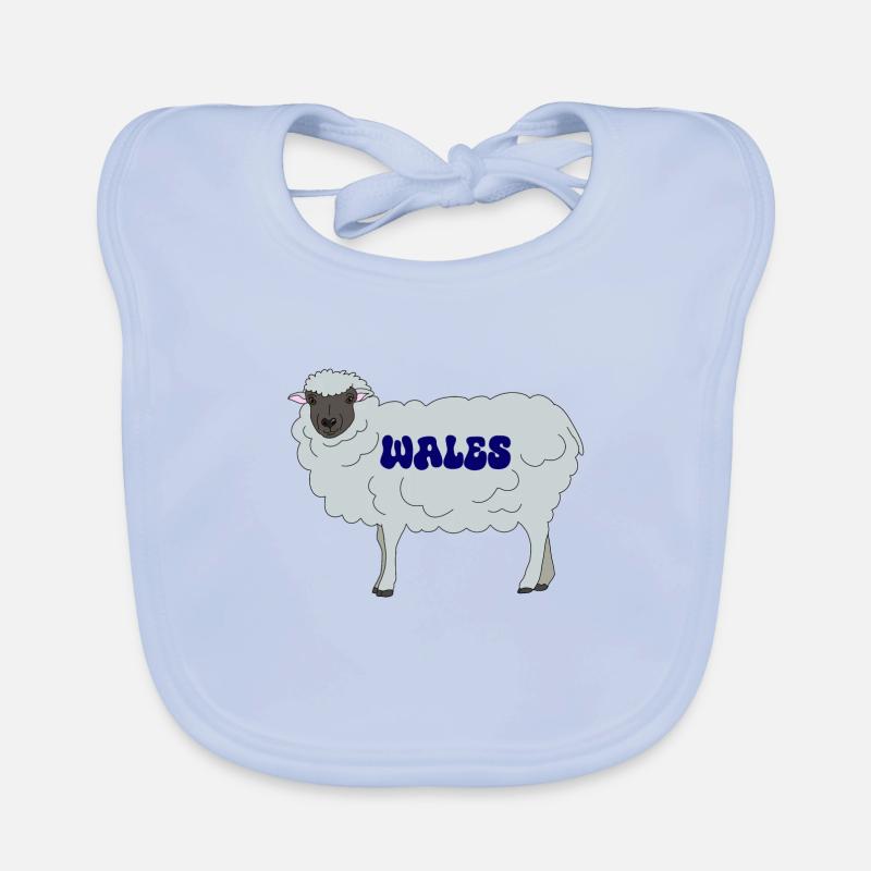 Mouton du Pays de Galles Bavoir bio Bébé