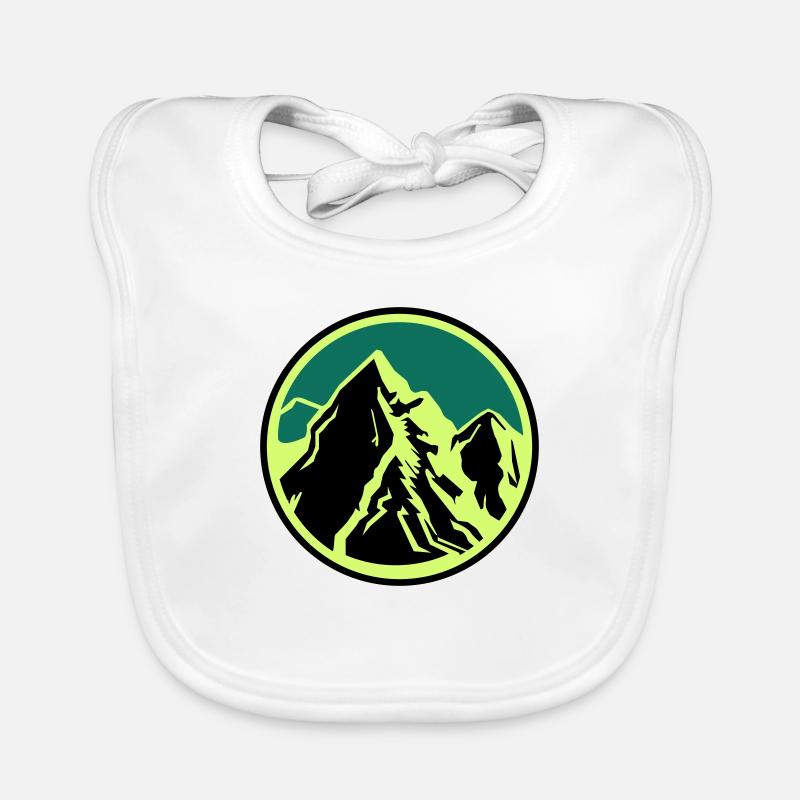 Mountains Mountains Organic Baby Bibs