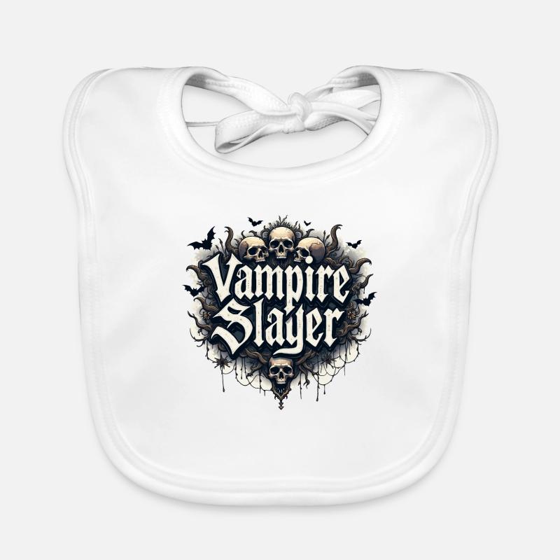 Vampire Slayer Organic Baby Bibs