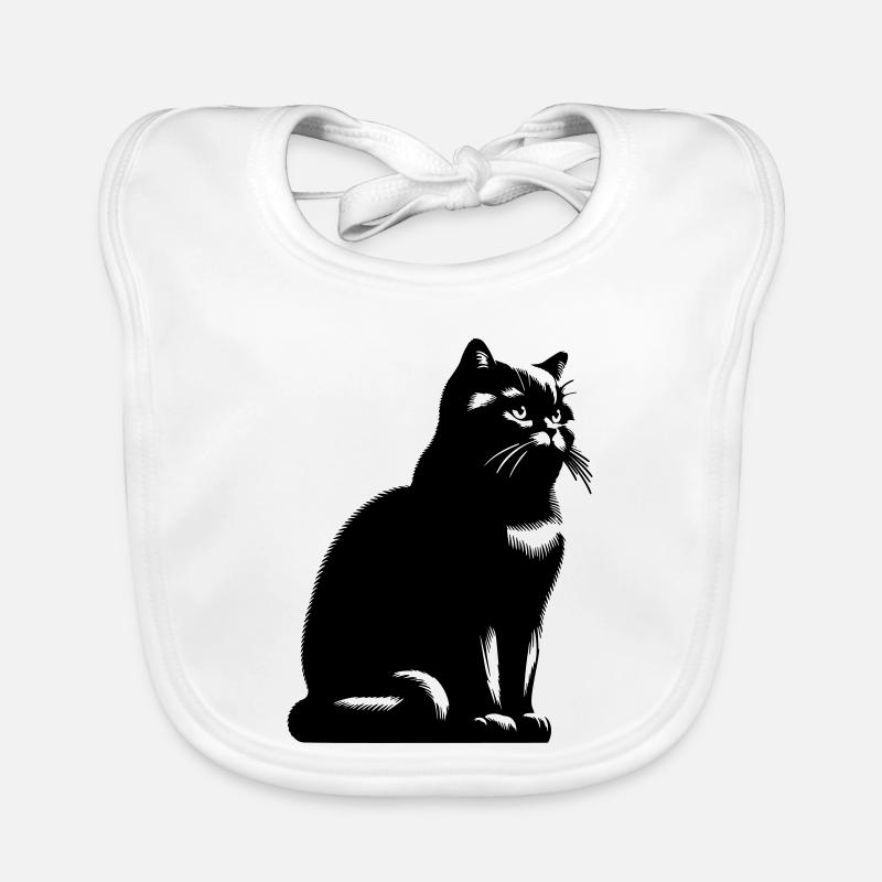 Britisch Kurzhaar Katze Baby Bio-Lätzchen