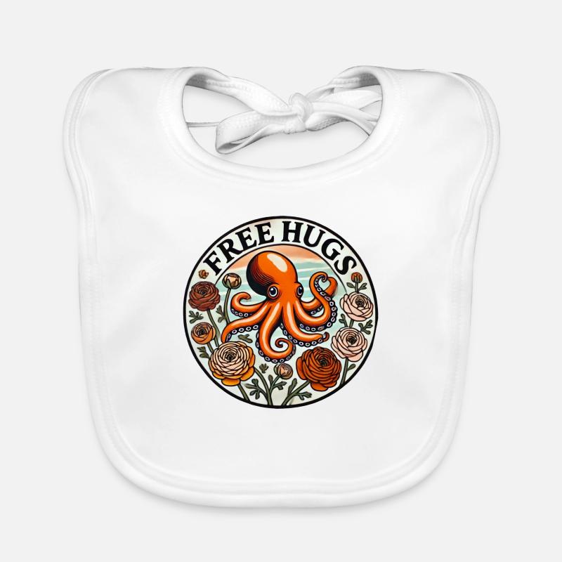 Free Hugs Organic Baby Bibs
