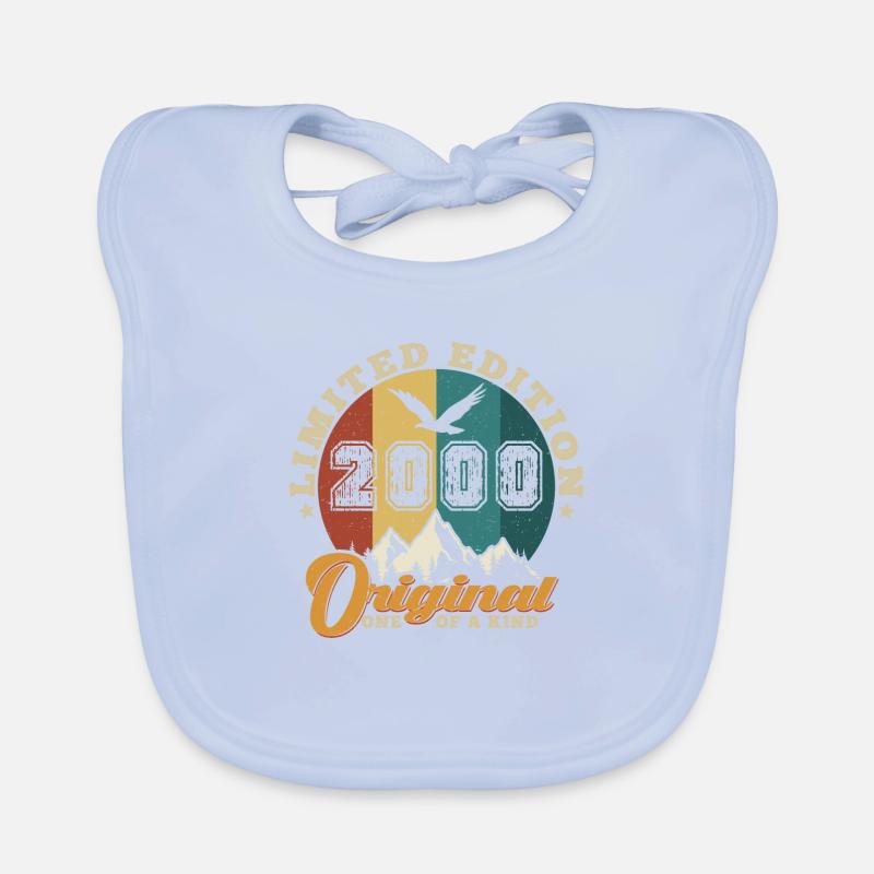 Original 2000 Vintage - 2000 Geburtstagsgeschenk Baby Bio-Lätzchen