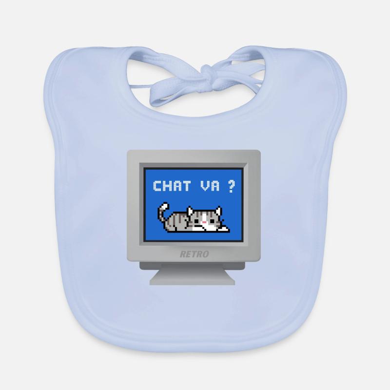 CRT - Cat goes? Organic Baby Bibs