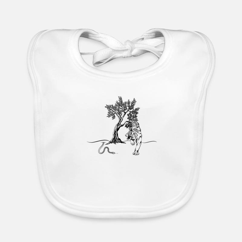 "never alone" Baby Bio-Lätzchen