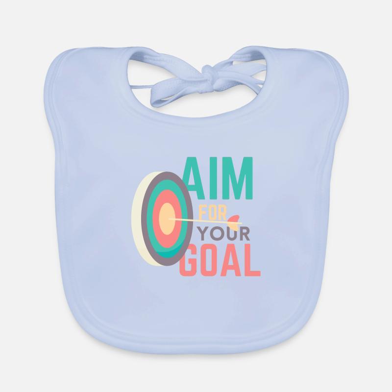 Aim for your Goal Organic Baby Bibs