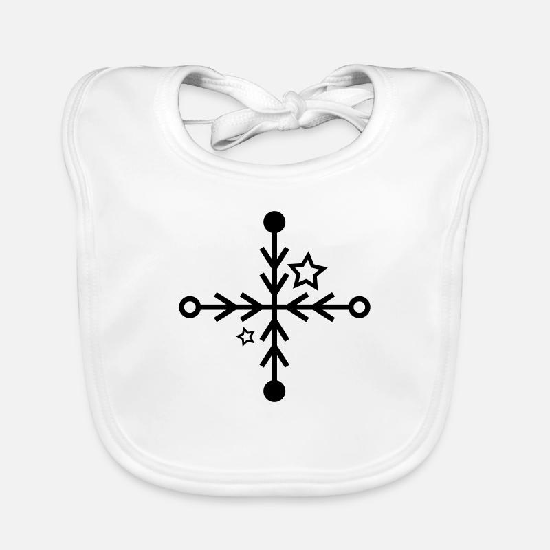 Snowflake icon Organic Baby Bibs