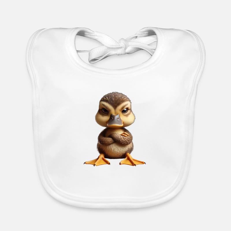 poussin grim 1 Bavoir bio Bébé