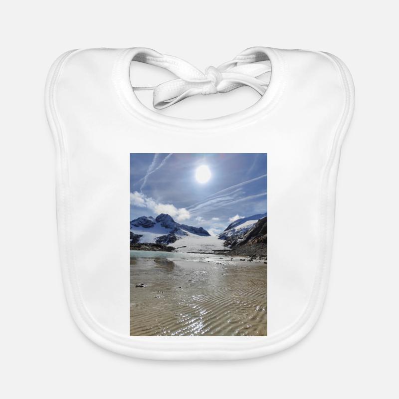 Glacier et Lac Bavoir bio Bébé