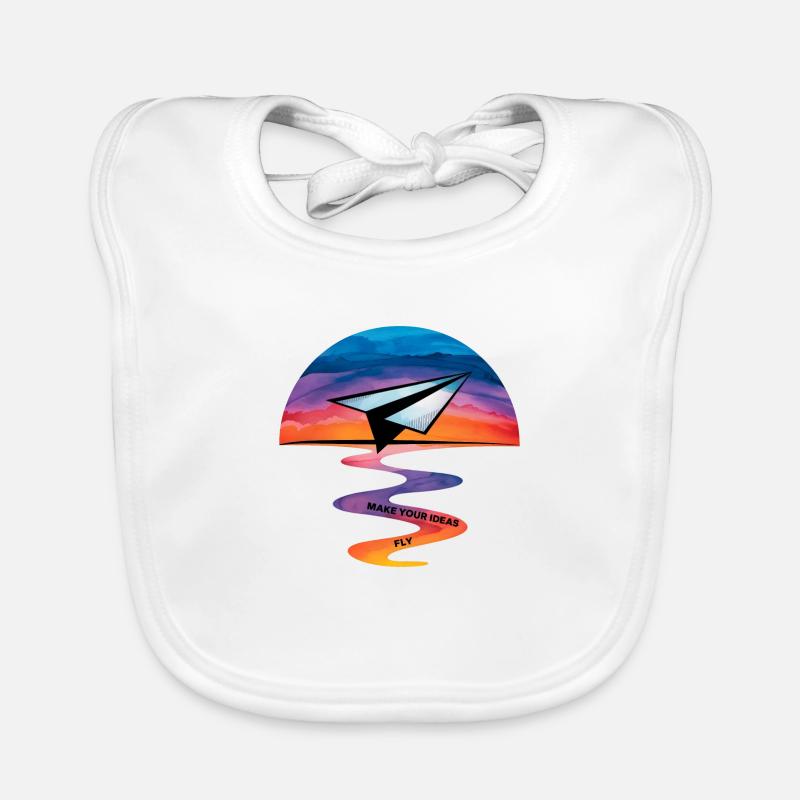 Make Your Ideas Fly Organic Baby Bibs