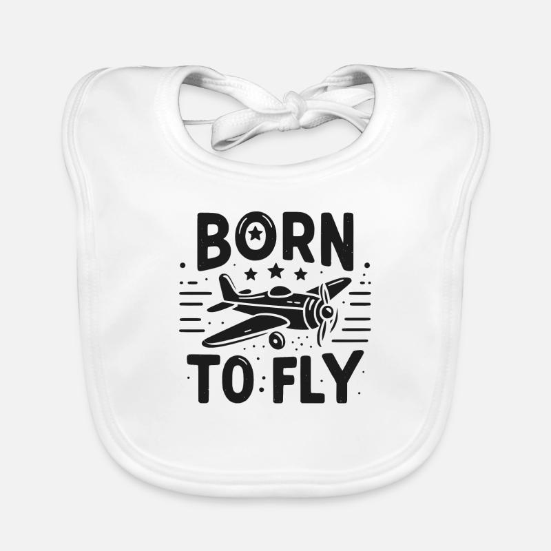 Born to Fly Organic Baby Bibs