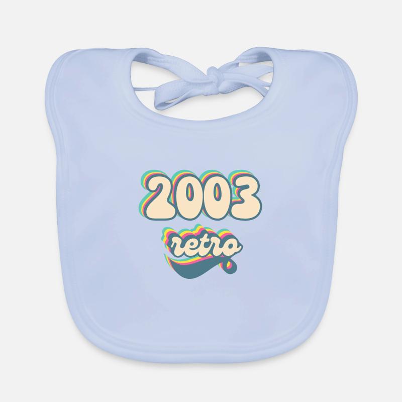 2003 retro idée cadeau Bavoir bio Bébé